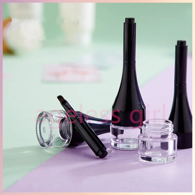 Оптовая продажа 3 мл пустые бутылочки для теней век туши ресниц с кисточкой