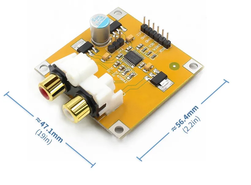 ЦАП-декодер PCM5102 I2S плеер собранная плата 32 бит 384K за пределами ES9023 PCM1794 для Raspberry Pi