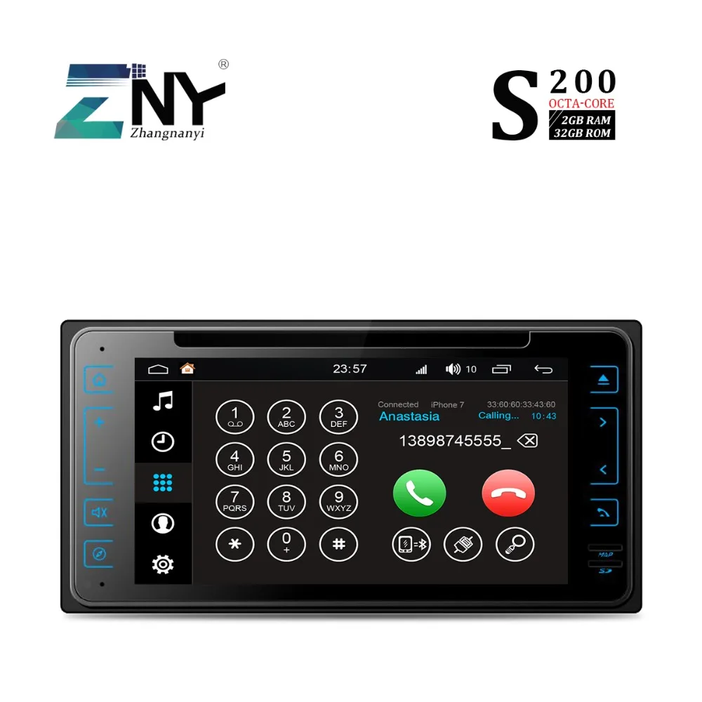 S200 6 75 "android автомобильный DVD для старого Toyota универсальный Camry Corolla RAV4 Terios Vitz Vizi