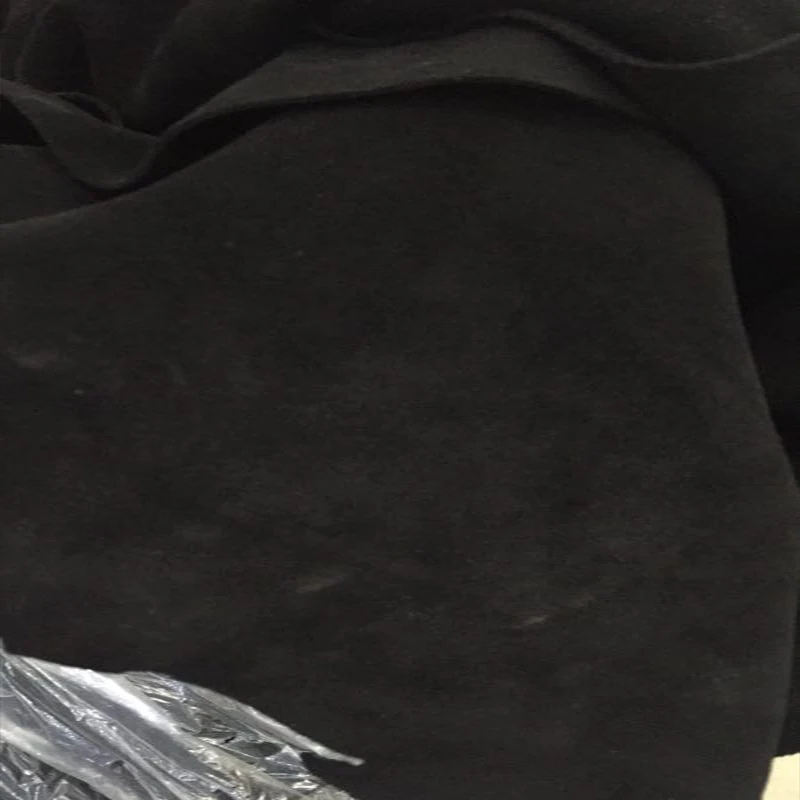 Оптовая продажа черная натуральная козья кожа ткань мягкая отделка Овечья