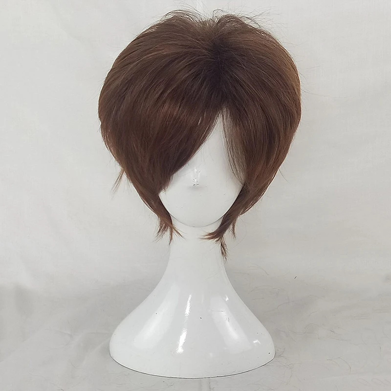HAIRJOY красный зеленый синий коричневый розовый оранжевый Косплей парик Мужские слоистые короткие прямые синтетические волосы парики