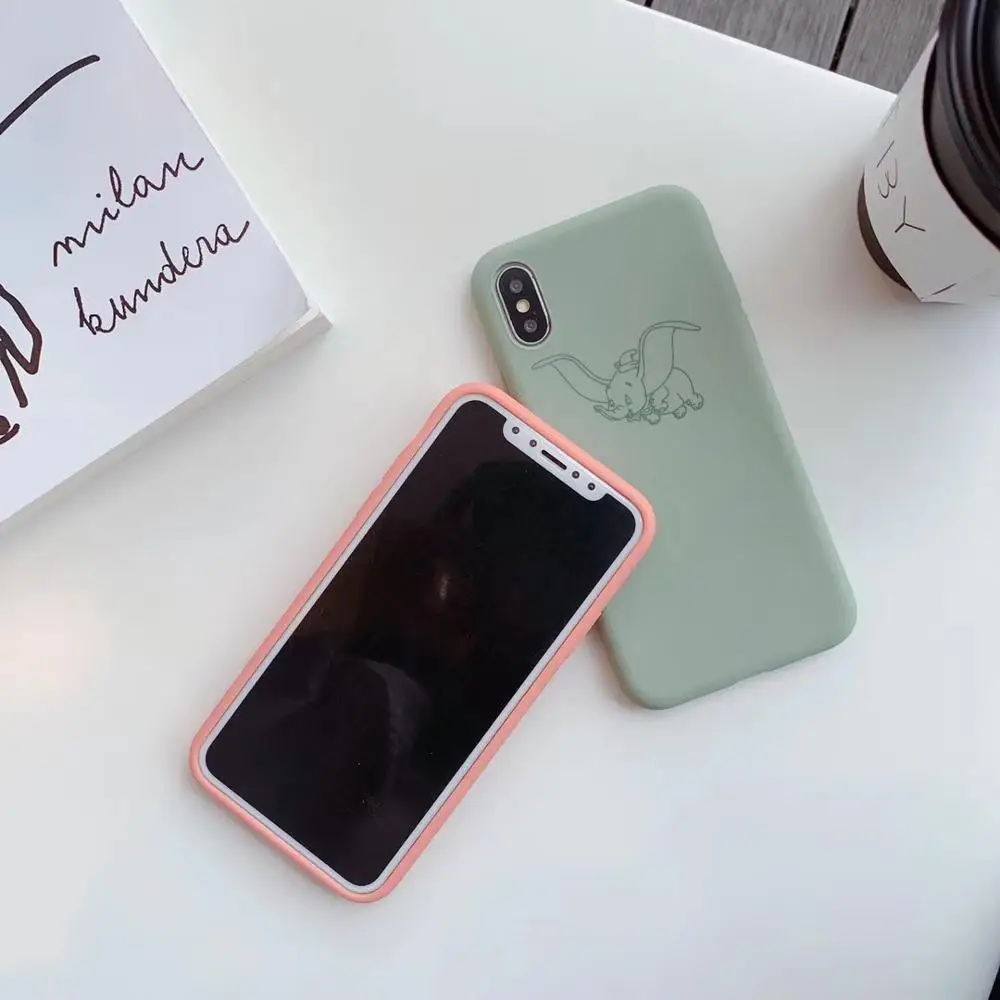 Чехол для Телефона iPhone 6 6s 7 8 Plus X XR XS Max простой мультяшный Рождественский Санта