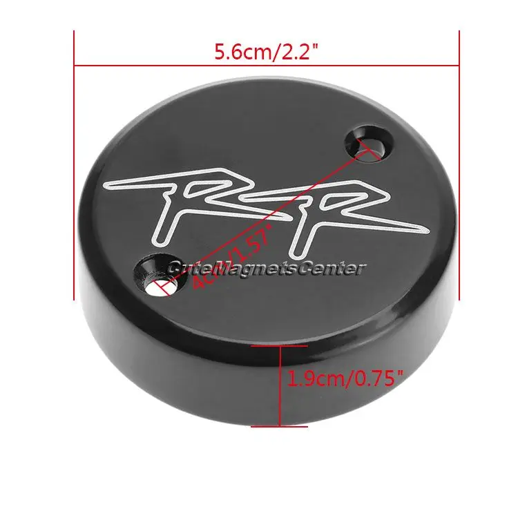 1 шт. алюминиевый черный RR гравированный логотип мотоциклетная Тормозная