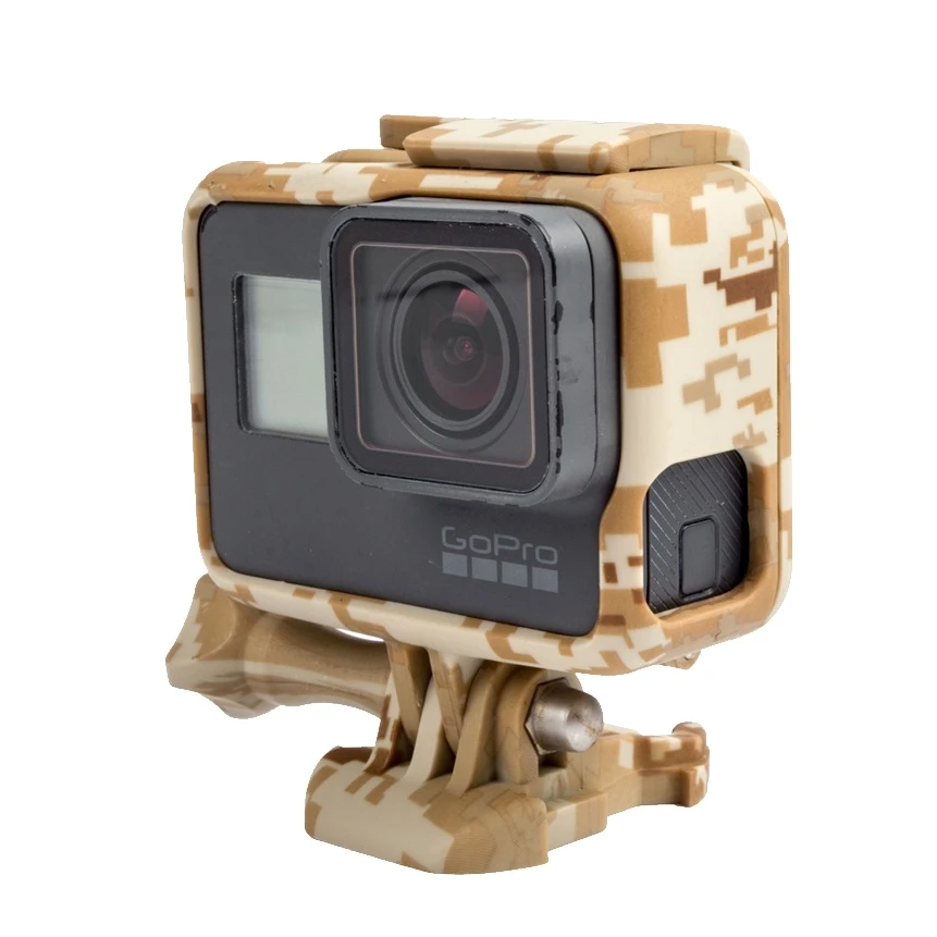 Защитный чехол с рамкой и каркасом камуфляжная сумка губчатый для GoPro Hero 56789