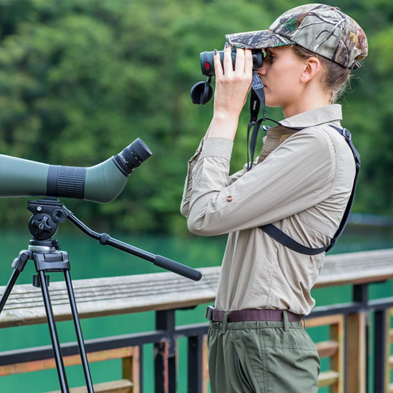 Бинокль для телескопа с регулируемыми ремешками сетчатая задняя пряжка