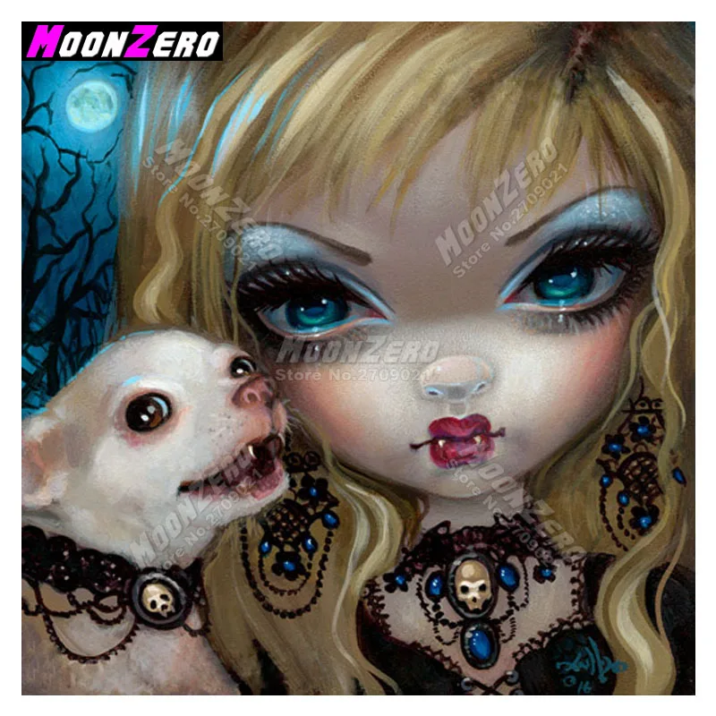 Moonzero картины из бриллиантовой вышивки 6 стиль красивый куб цветок вышитые Стразы