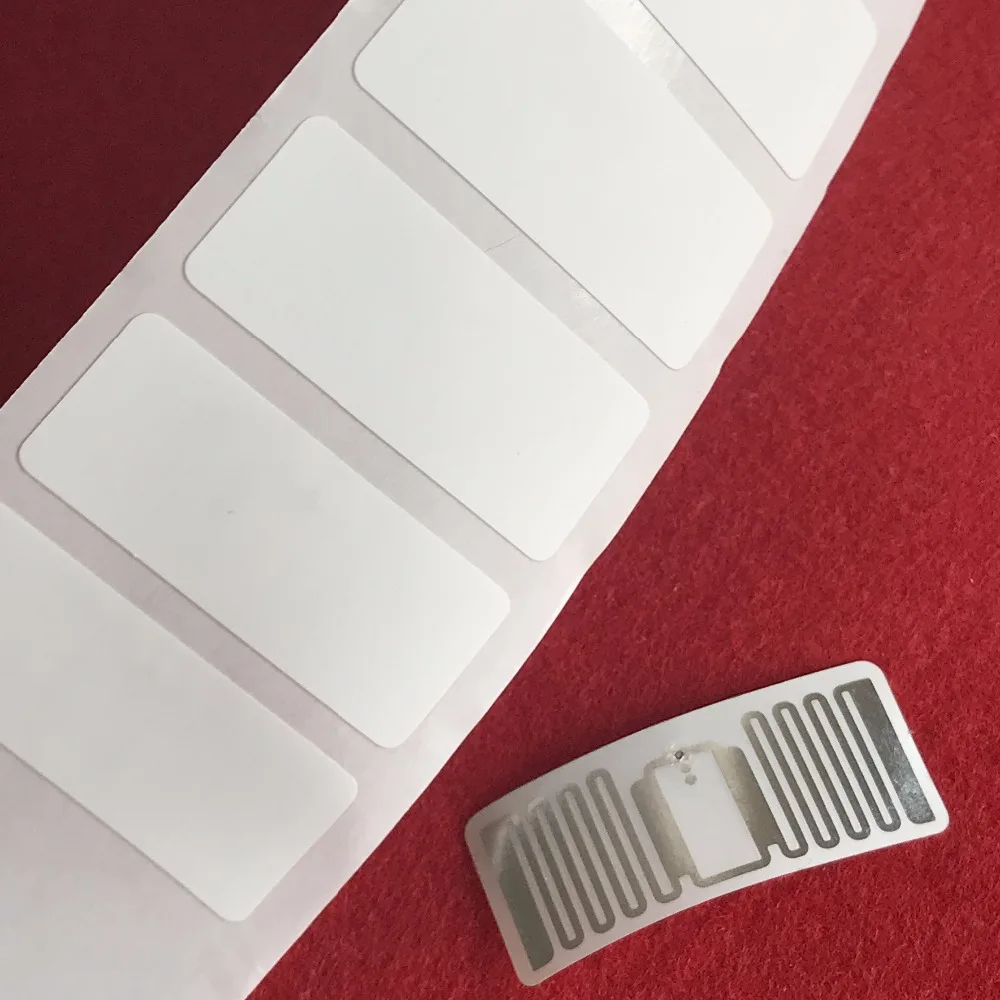Impinj MR6 chip PP synthetic paper sticker AR61F UHF RFID electronic tag 43*18mm 1000pcs/Lot | Безопасность и защита