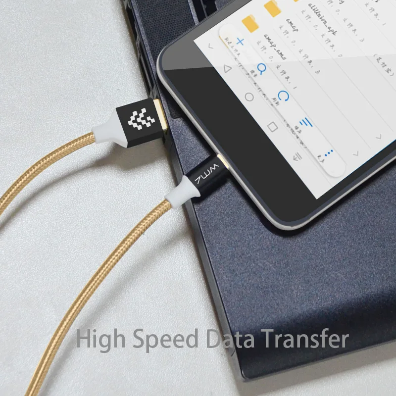 2 шт. WMZ Реверсивный кабель Micro USB для быстрой зарядки кабели передачи данных