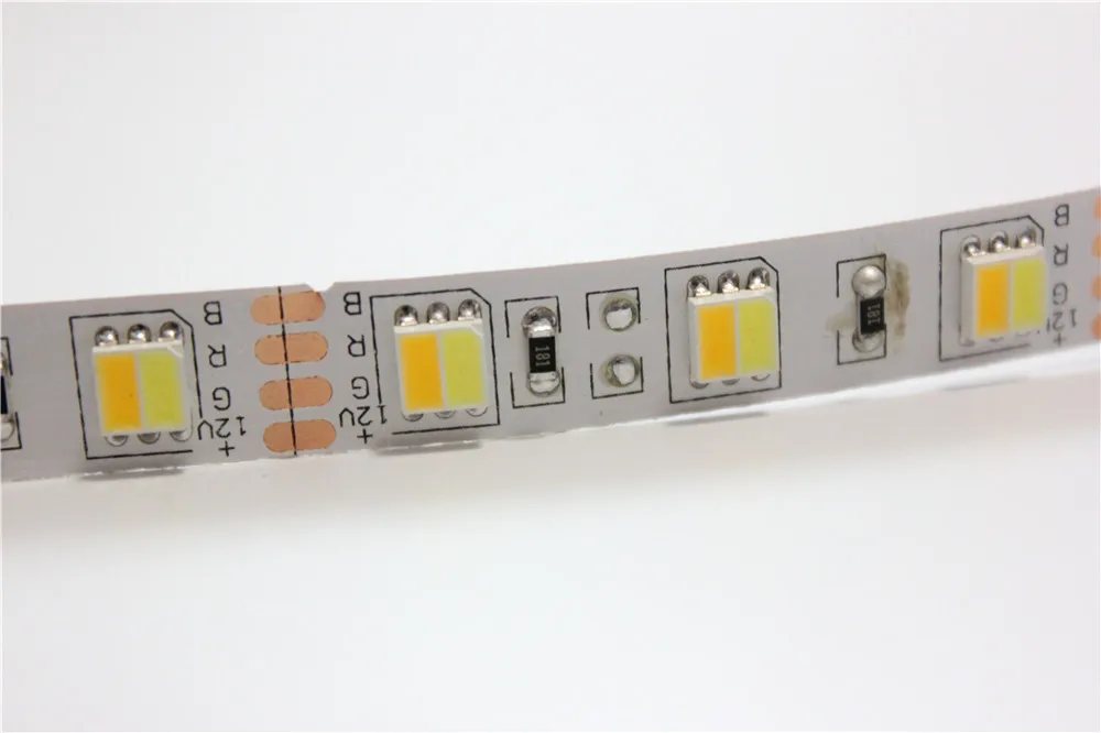 5mX Высококачественная Светодиодная лента 5050SMD WW + CW с регулируемой цветовой