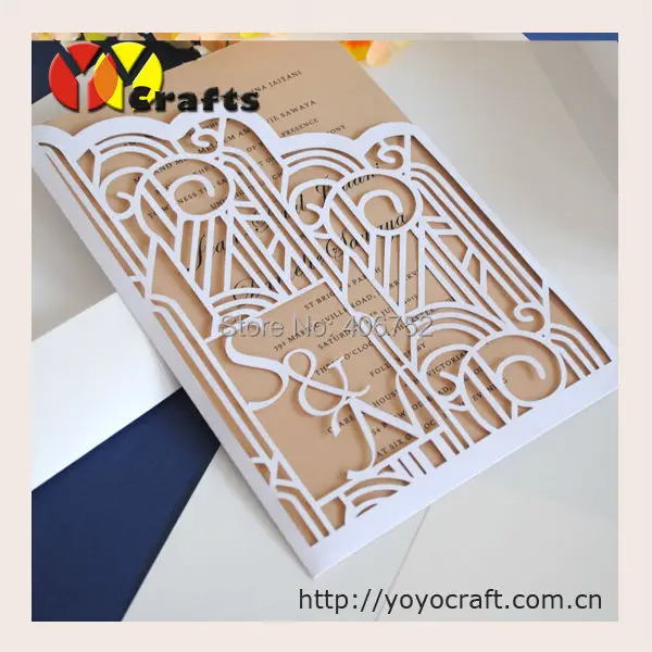 Индивидуальные инициальные на карманах белый лазерный разрез подарок свадьбу