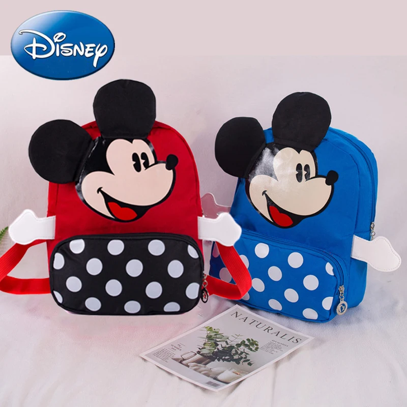 Новинка рюкзаки для мальчиков и девочек с Микки Маусом Минни детские школьные