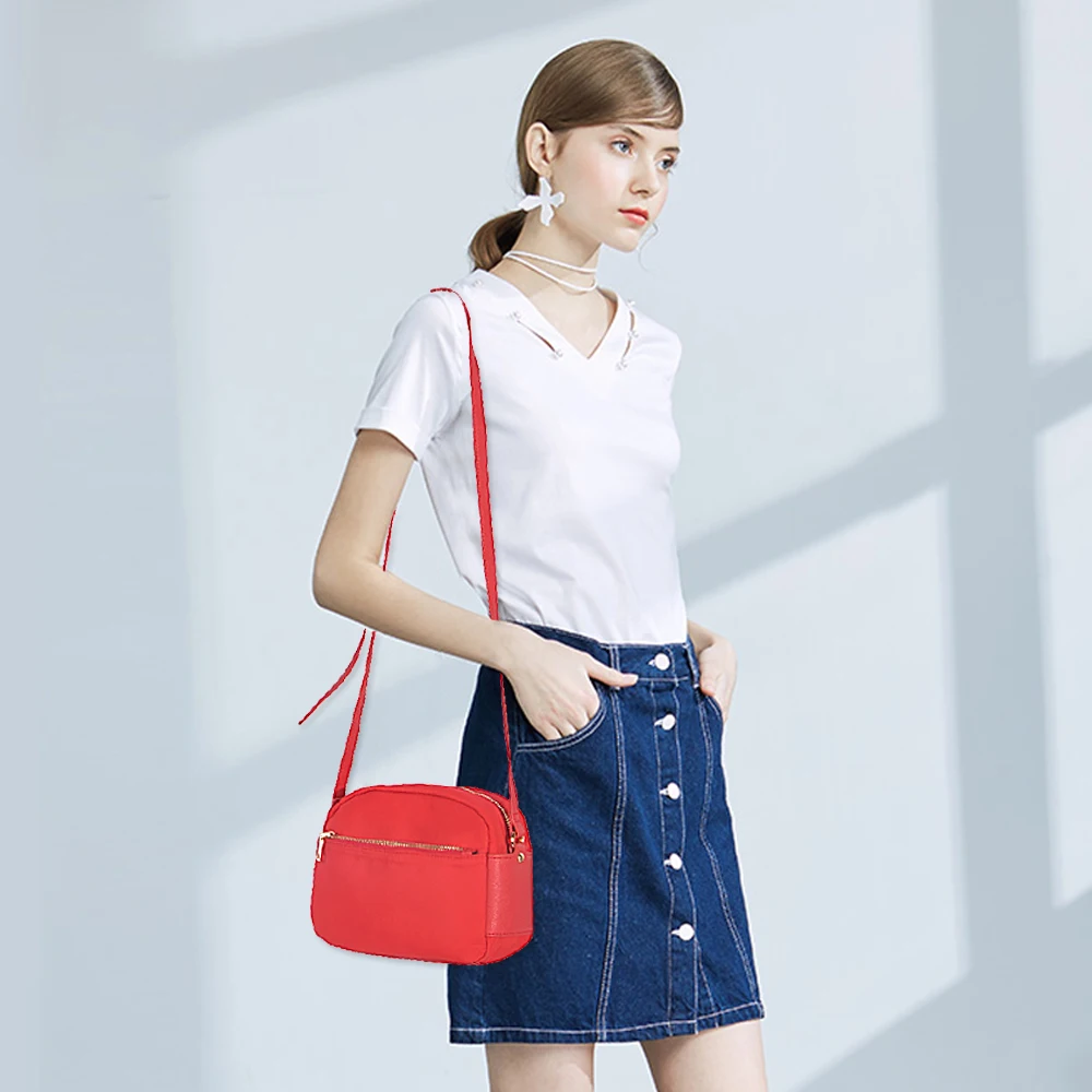 Women Fashion Shoulder Bag Casual Crossbody Small Messenger Bags Female Candy Colors Handbag Flap Lady Nylon Phone 3L11 | Багаж и сумки