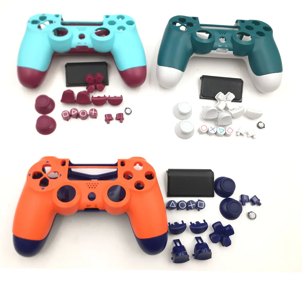 9 комплектов Ограниченная серия для PS4, пластиковый корпус, чехол, крышка, кнопка для sony Playstation 4 Slim 4,0 JDM 040 контроллер