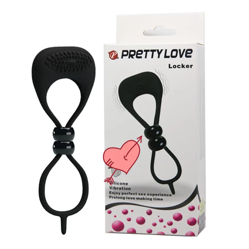 

Pretty love Penis Extender cock ring vibrator prolong love making time Delay Premature Ejaculation Erotic sex toys for men