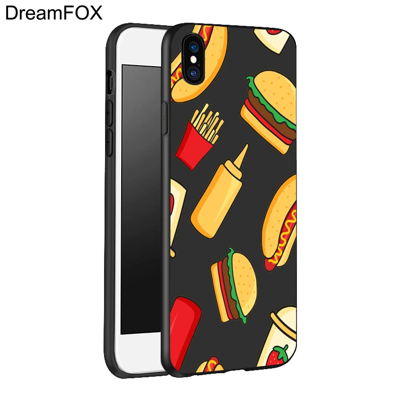 DREAMFOX L327 черный мягкий силиконовый чехол из ТПУ для Apple iPhone 11 Pro XR XS Max X 8 7 6 6S Plus 5 5S 5G SE