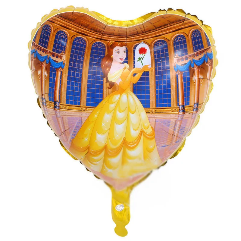 Двусторонняя красота и чудовище мультяшное украшение для дня рождения детские