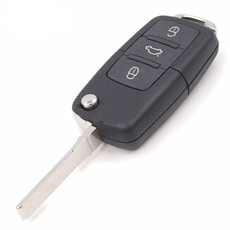 1K0 959 753 G 1K0959753G Folding Flip Key Keyless Entry Remote Transmitter For VW VOLKSWAGEN SEAT 3 Button 434MHZ with ID48 Chip |