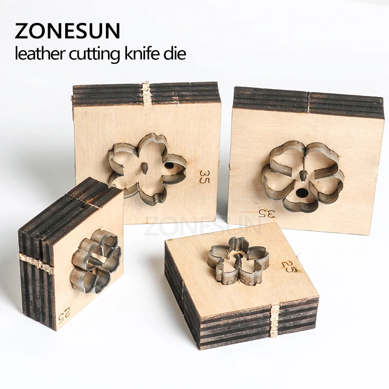 ZONESUN цветок кожаный штанцевый нож День матери день рождения бумага искусство