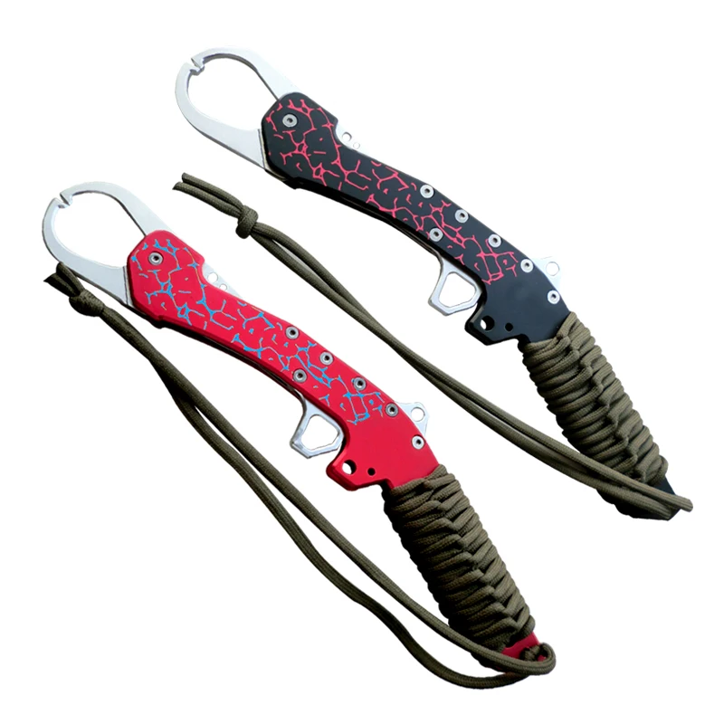 Лучшее устройство для ловли рыбы из нержавеющей стали, алюминиевые рыболовные ручки для губ, захватные инструменты для рыбы 164 г 28 см