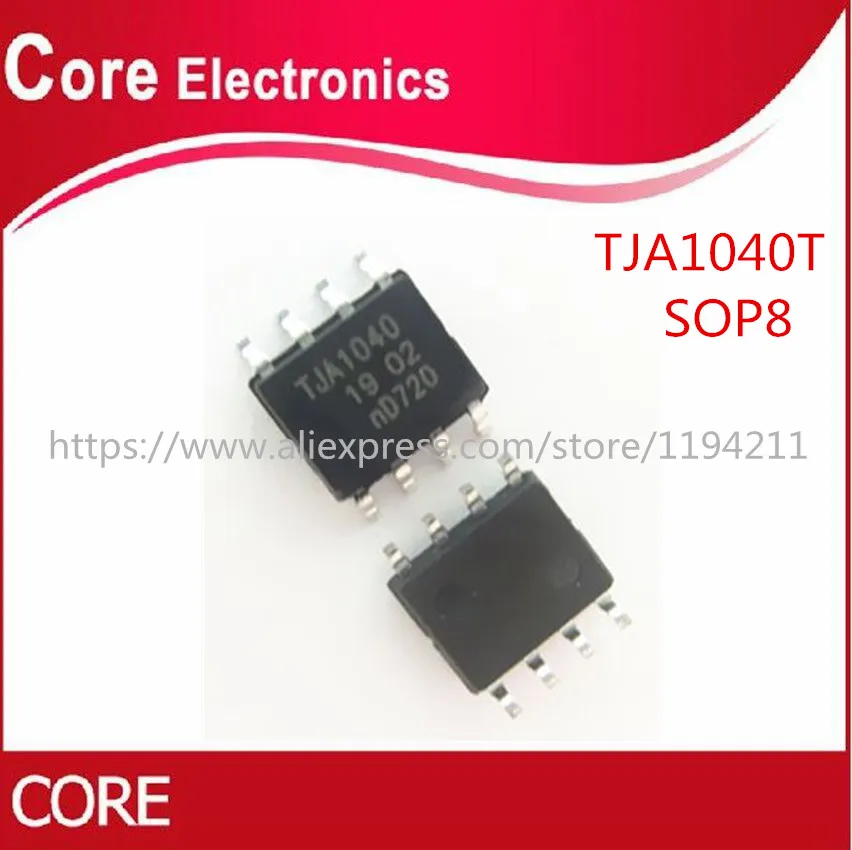 TJA1040 Tja1040T 1040 SOP 8 IC 50 шт./лот|Интегральные схемы| |