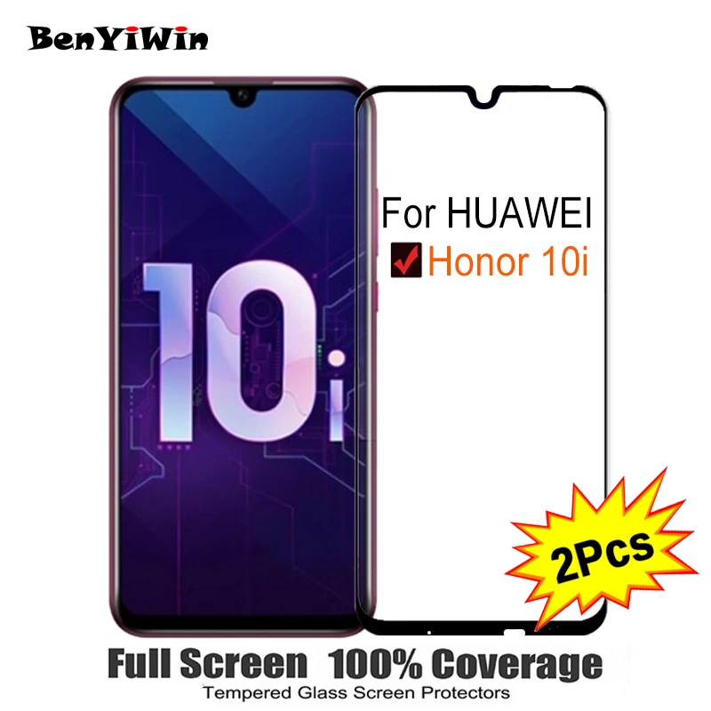 2 шт. Защитное стекло для Huawei Honor 10i 6 21 Дюйма 9H | Мобильные телефоны и аксессуары