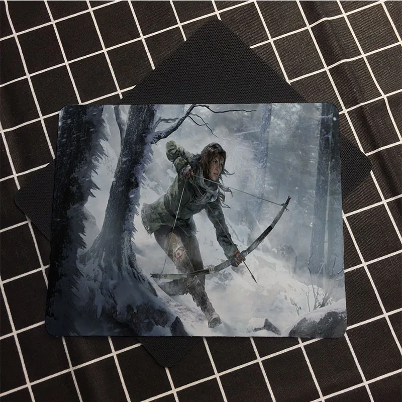 Коврик для мыши lara croft большой резиновый коврик компьютерных игр|gaming mousepad|rubber mouse