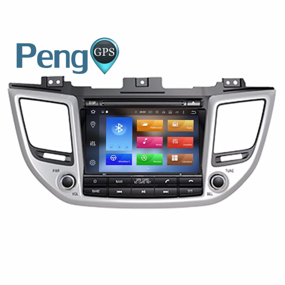 Восьмиядерный 2 Din стерео Android 8 0 автомобильное радио для Hyundai Tucson 2014 2015 2016 2017 GPS
