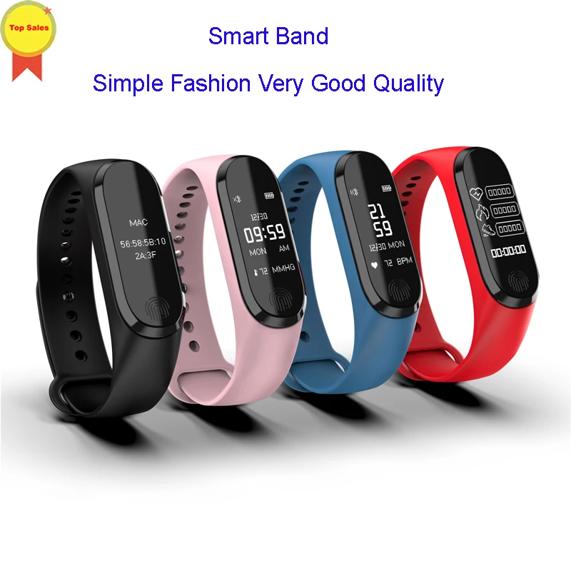 Спортивный мужской смарт-браслет водонепроницаемый фитнес-трекер с