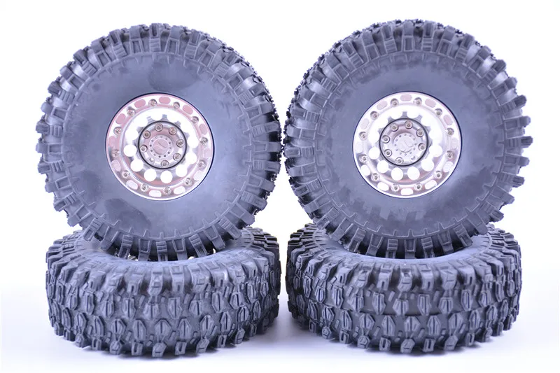 

1.9 inch CNC machining wheel tire assembly for Traxxas Axial limbing car