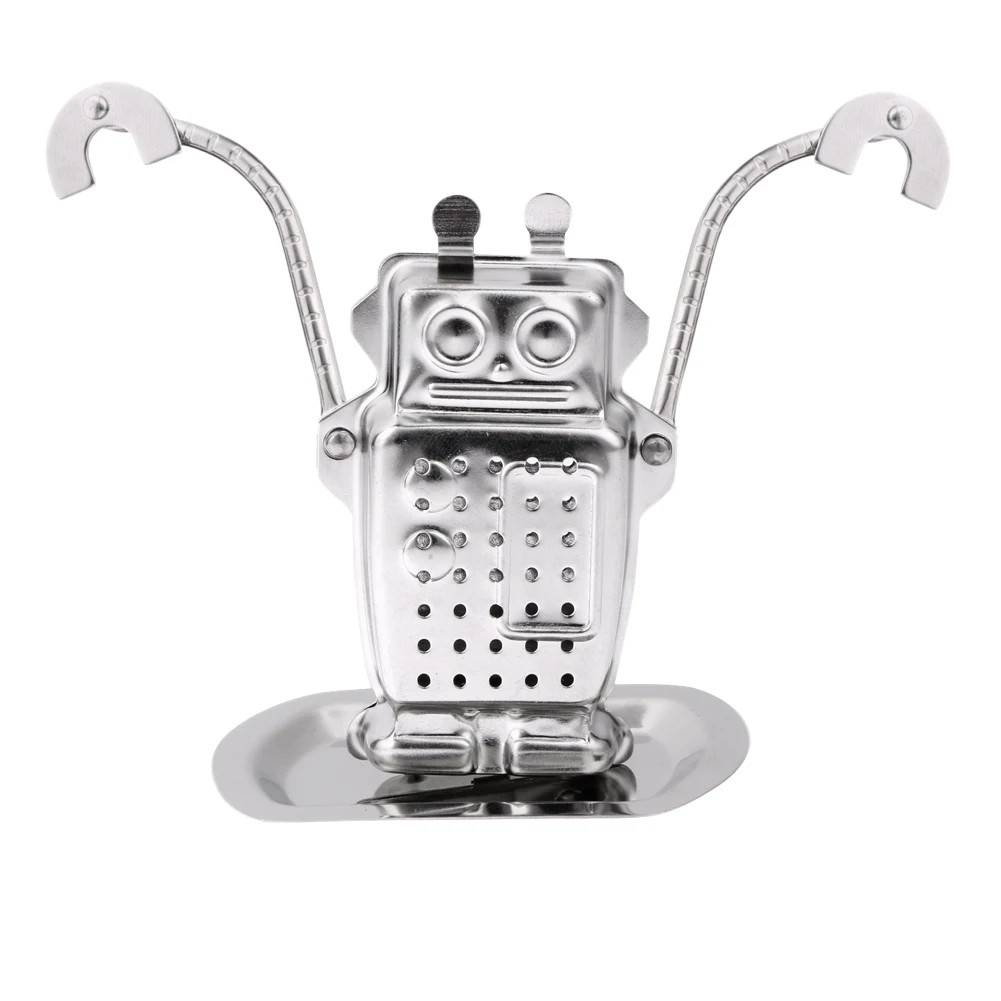 Робот из нержавеющей стали для заварки чая свободный лист диффузор фильтр