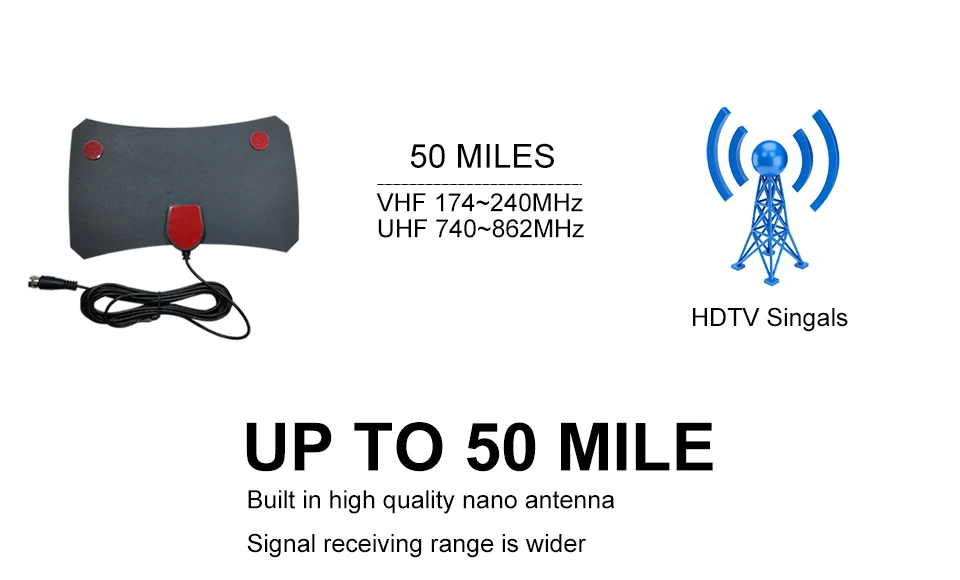 ТВ антенна антена Крытый Цифровой Открытый hdtv hqclear рецептор внешний усилитель DVB-T2 dtv dvb t2 tv-4k сигнал para