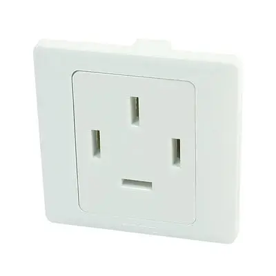 

AC 440V 25A Square Plastic Housing Wall Panel Plate Modular Socket