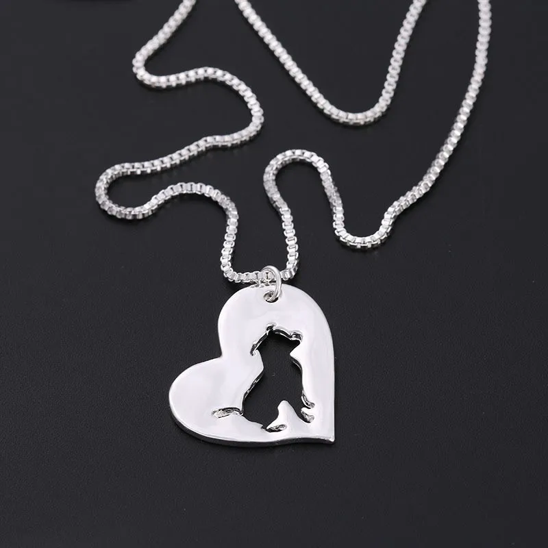 DANGGAO новинка милые крошечные питбуль подвеска колье ожерелье для женщин детей