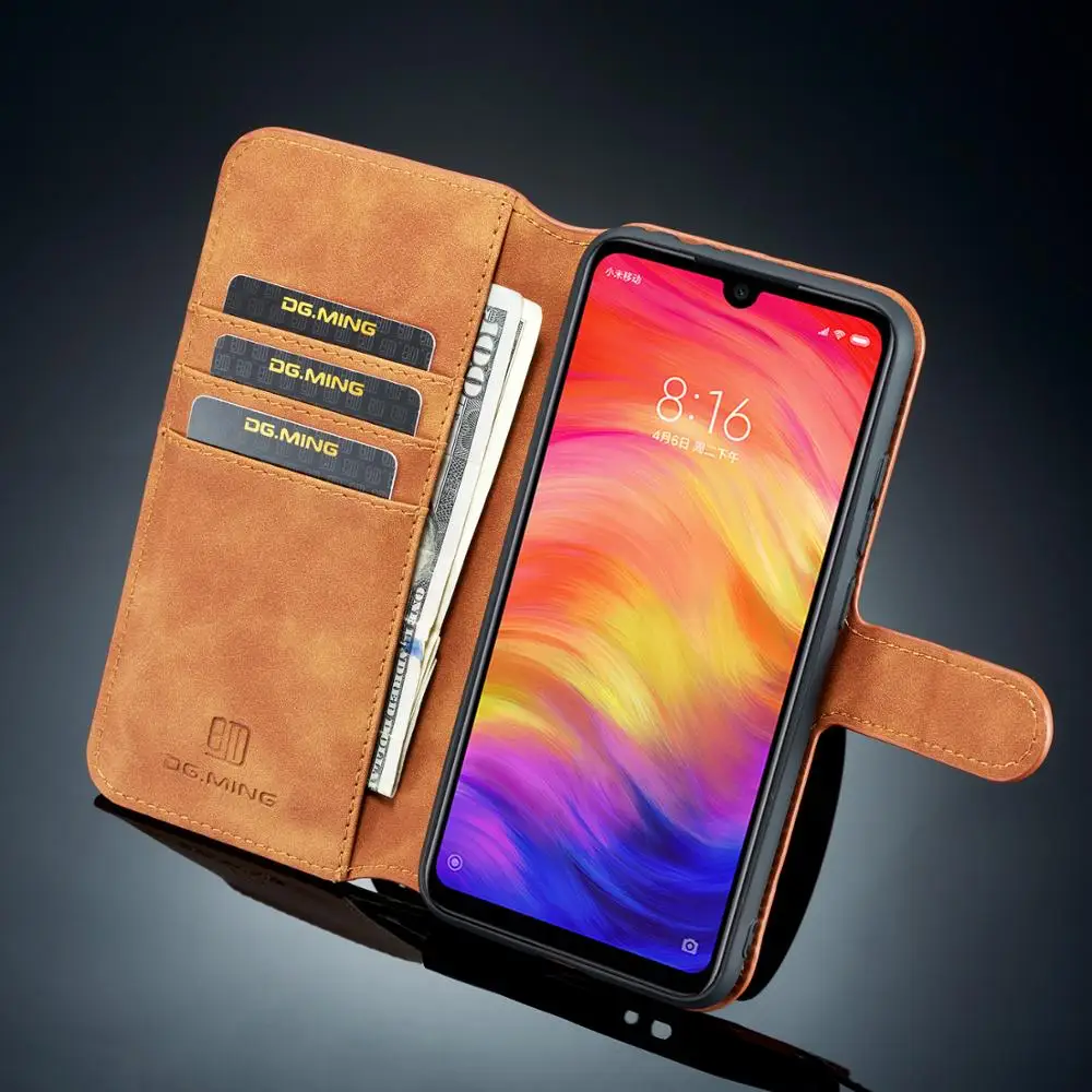 Винтажный Классический чехол кошелек DG.Ming из искусственной кожи для Xiaomi Redmi