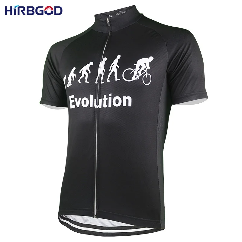 HIRBGOD Evolution из высококачественного дышащего материала Мужчины Велоспорт Джерси 5