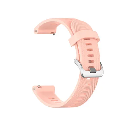 Soft pink Ремешок для часов Garmin Vivoactive 3 Forerunner 245 245M 645 умный Браслет для samsung Galaxy Active/Active 2 40 мм 44 мм - Цвет: Soft pink