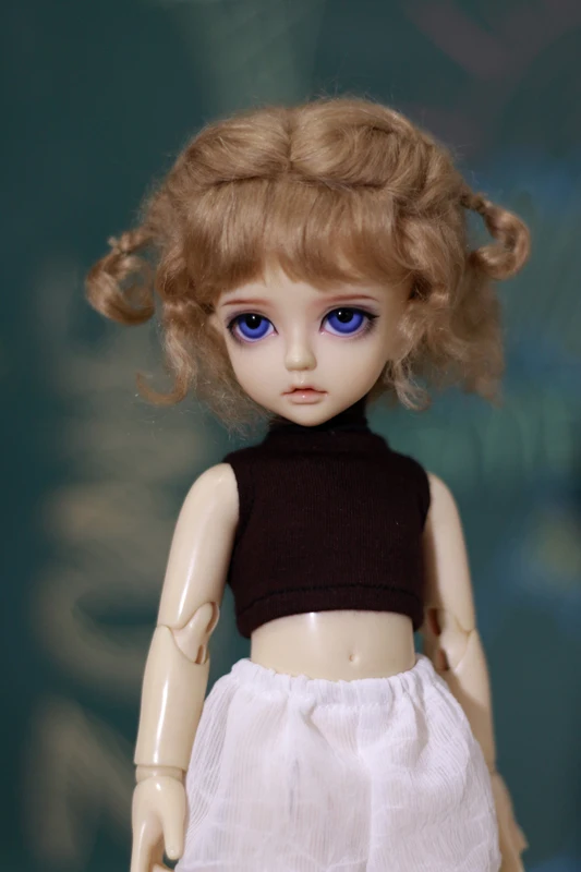 Нижняя рубашка без рукавов с высоким вырезом для BJD 1/6 YOSD 1/4 MSD 1/3 Аксессуары