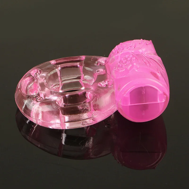 Прозрачное вибрирующее кольцо для полового члена обучение вибрационное