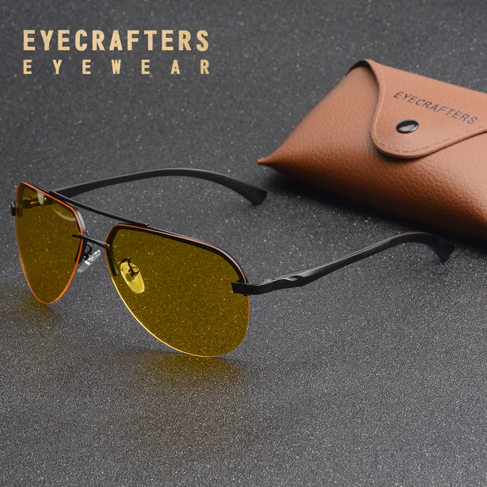 Мужские солнцезащитные очки Eyecrafters поляризованные из алюминиево магниевого