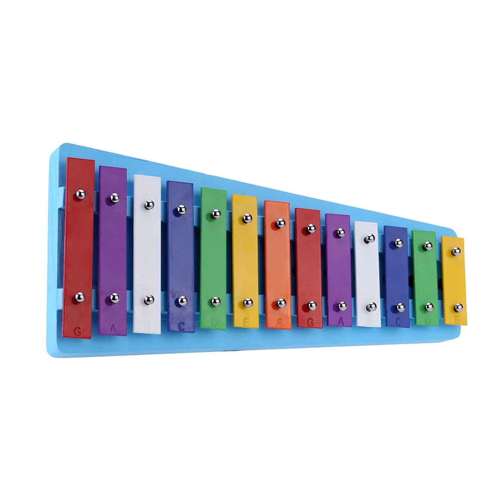 Детская красочная нотка Glockenspiel для ксилофона 13 бар развивающий перкуссионный