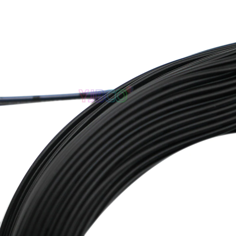100 м/лот AWG22 2Pin 3A Номинальный Электрический светодиодный кабель изолированный белый/черный светодиодный удлинительные шнуры для электроники