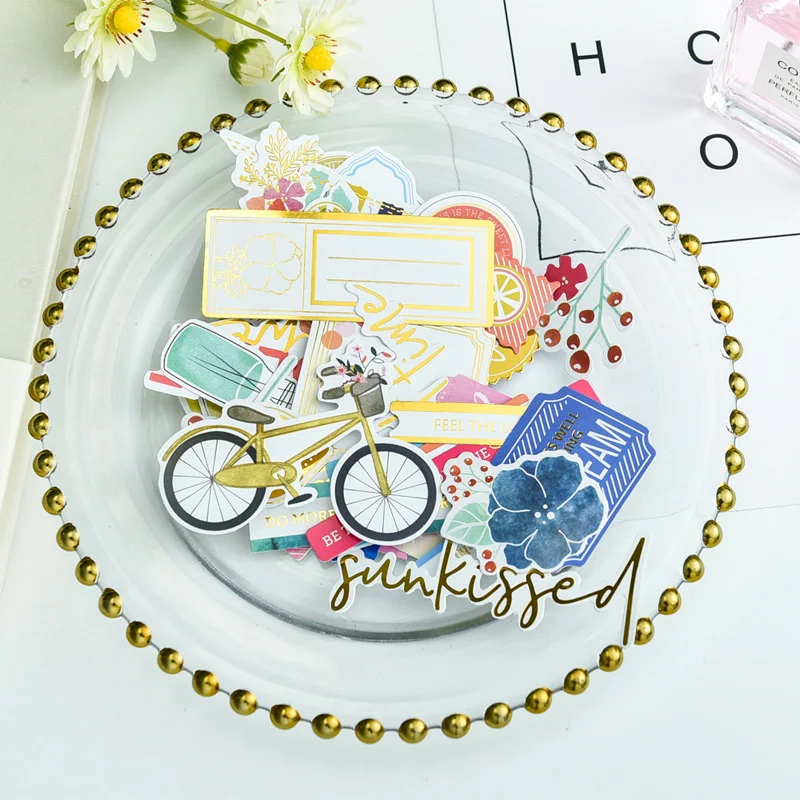 KLJUYP 52 шт. мороженое красочные карты высечки для скрапбукинга Happy planner/изготовление карт/Журнал проекта