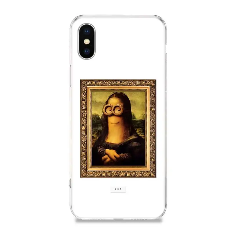 Роскошные Чехлы с изображением миньонов для телефона чехол iPhone 7 8 6 6S Plus X 10 Ten XS MAX XR