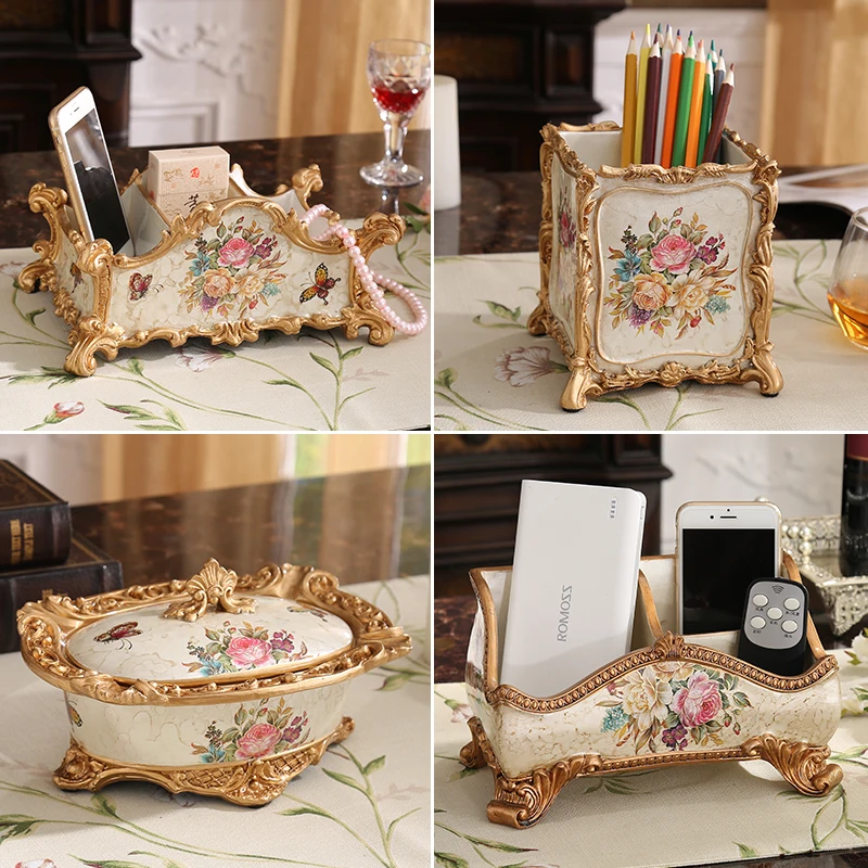Шкатулка В Европейском стиле ретро украшения для дома шкатулка косметики и
