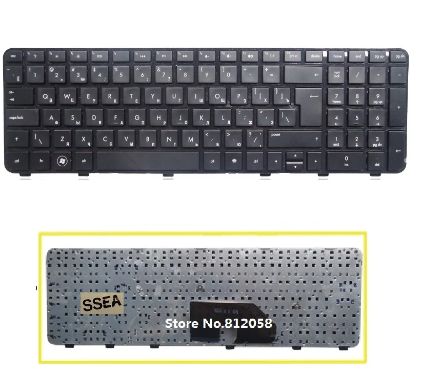 Новый ноутбук Русская клавиатура для ноутбука HP Pavilion DV6 DV6T 6000 6101TX 6151TX 6200 6100