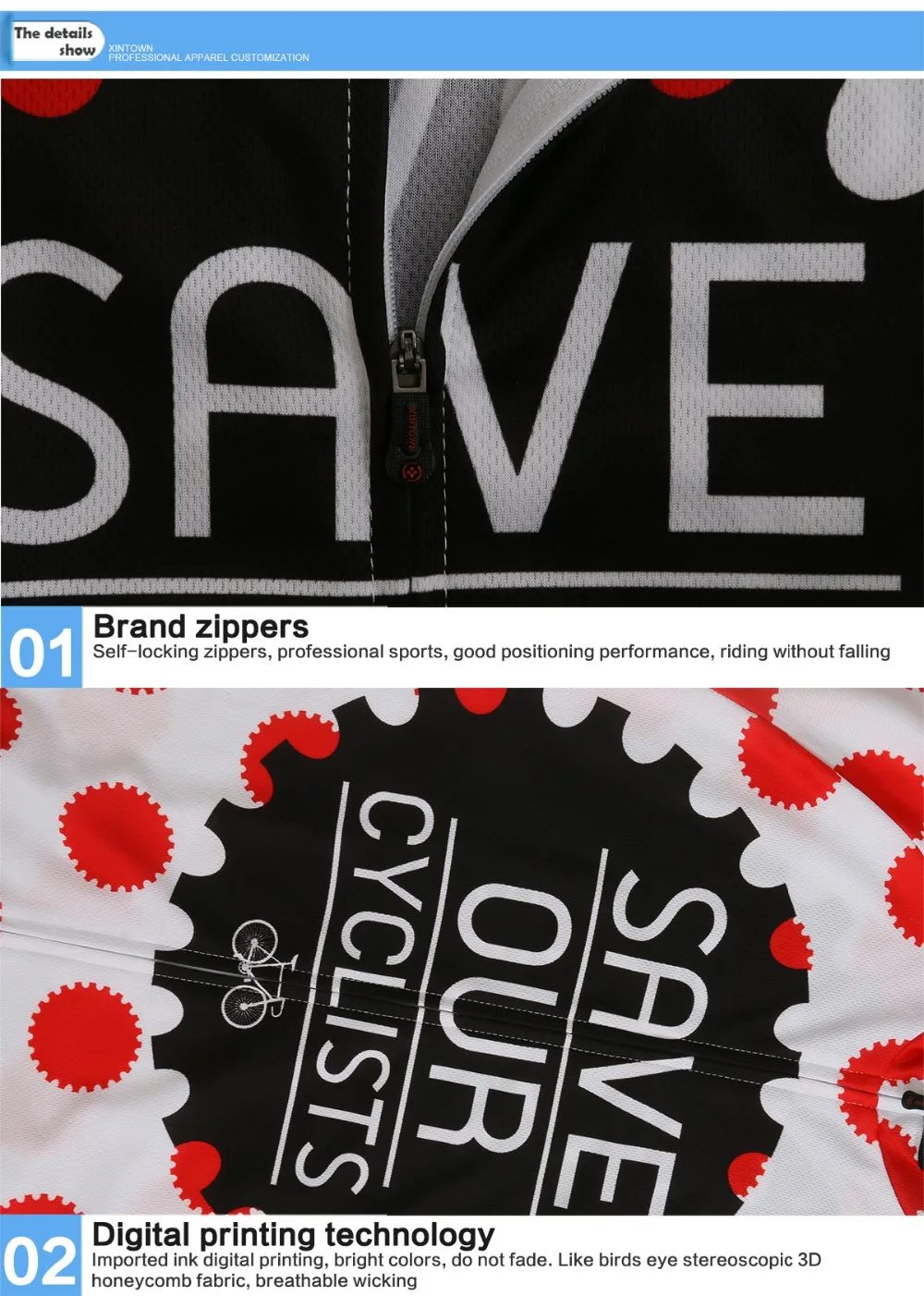 Мужские трикотажные шорты XINTOWN Pro велосипедные в красный горошек рубашки Джерси