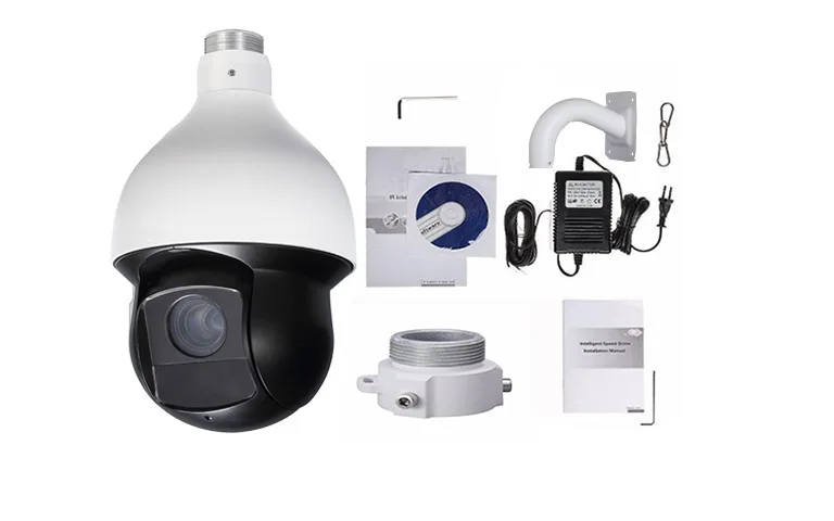DH автоматического слежения PTZ H.265 SD59225U-HNI 2MP 25x Starlight ИК-PTZ сети Камера высокое