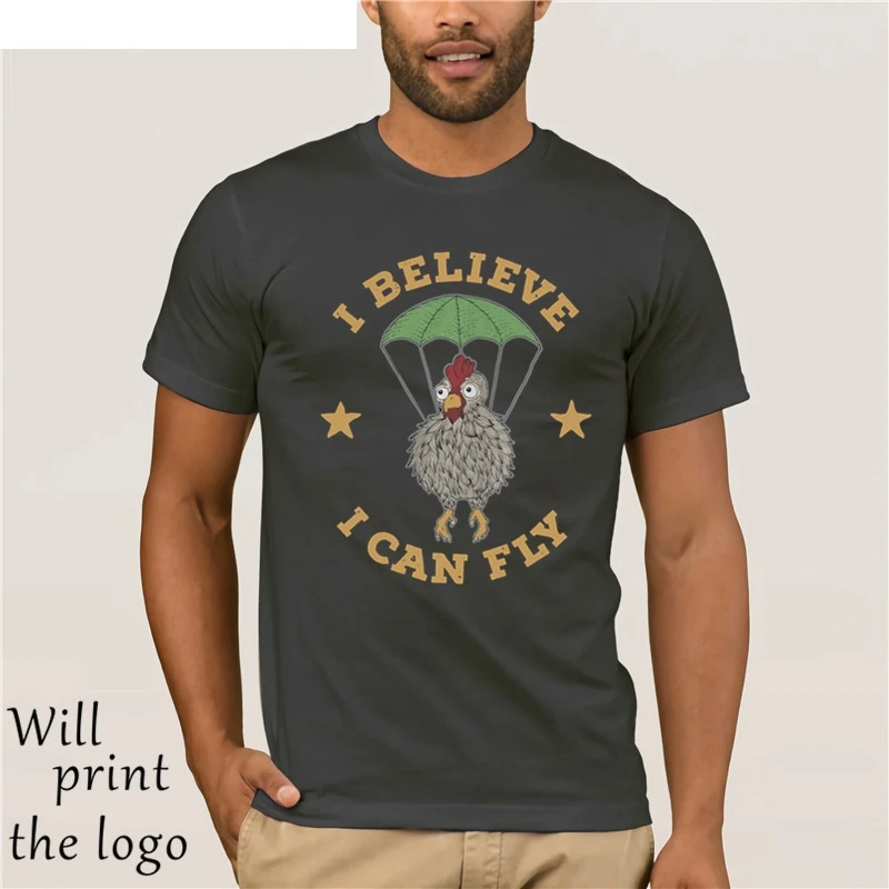Camiseta divertida de los hombres mujeres novedad camiseta creo que puedo volar (13) крутая футболка | Мужская одежда