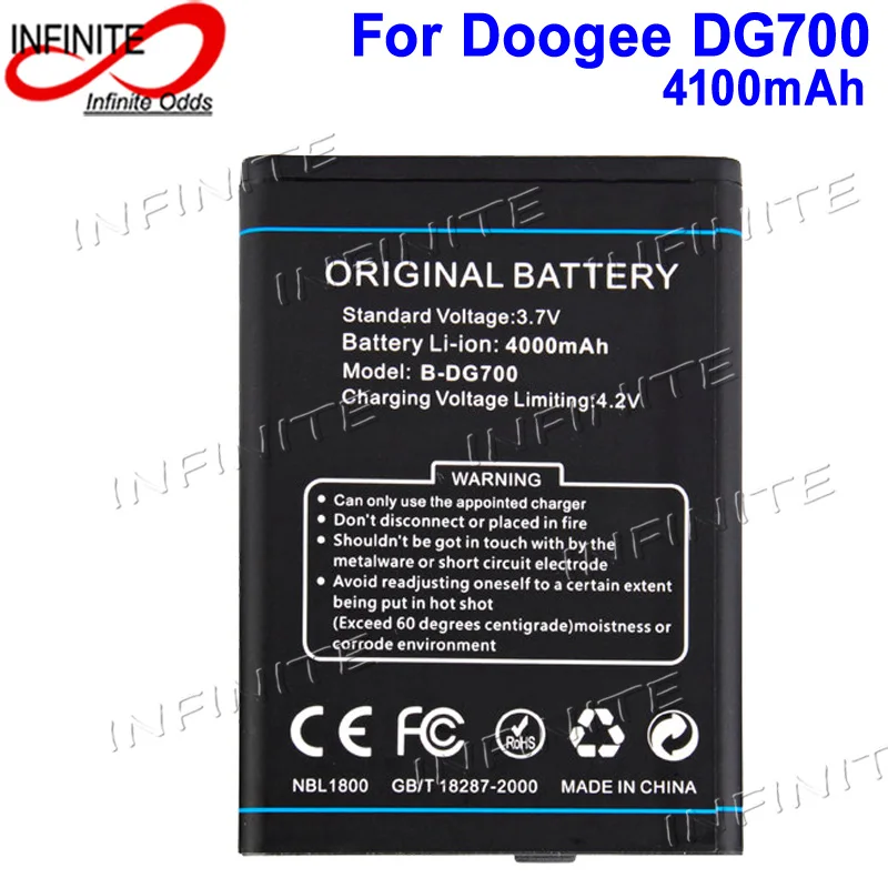 Аккумулятор большой емкости Для Doogee DG700 4000 мАч | Мобильные телефоны и аксессуары