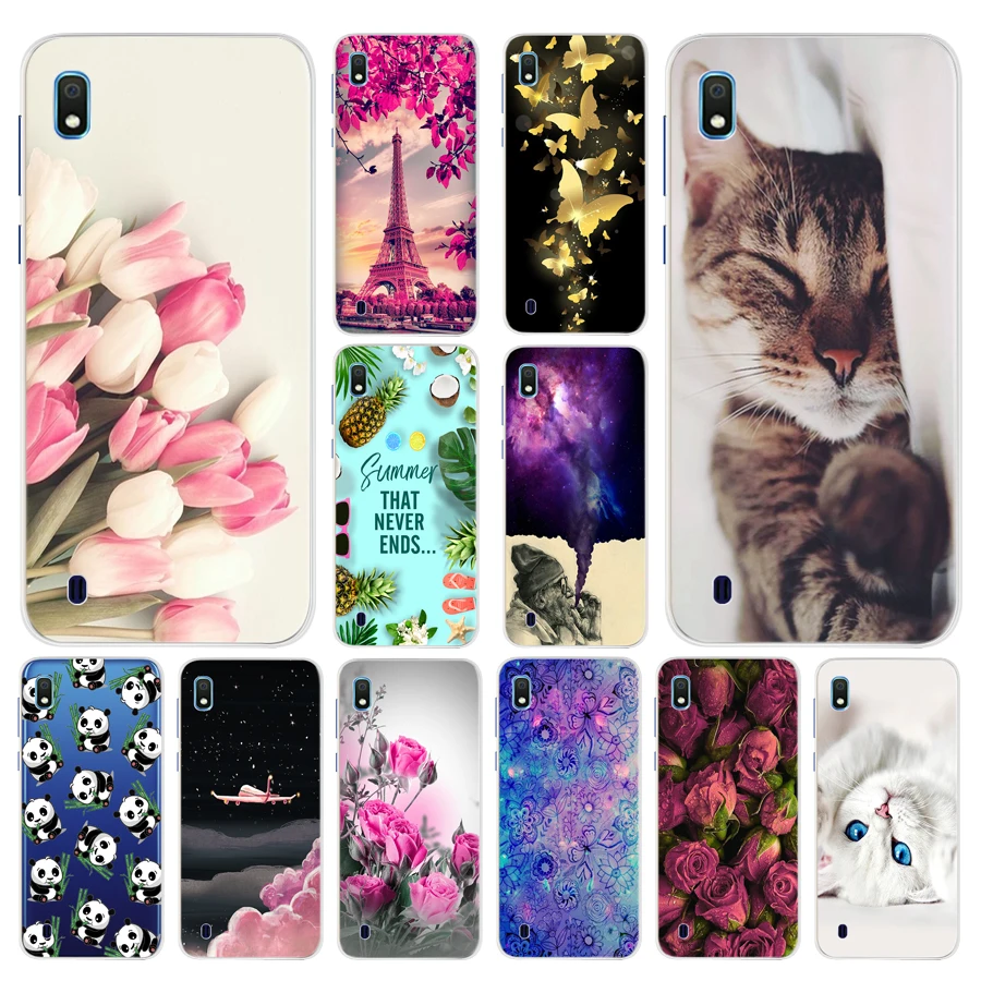 For Samsung Galaxy A10 Case 2019 NEW Fashion Soft TPU silicone Back Cover Coque A105F A105 Phone Cases Housing |